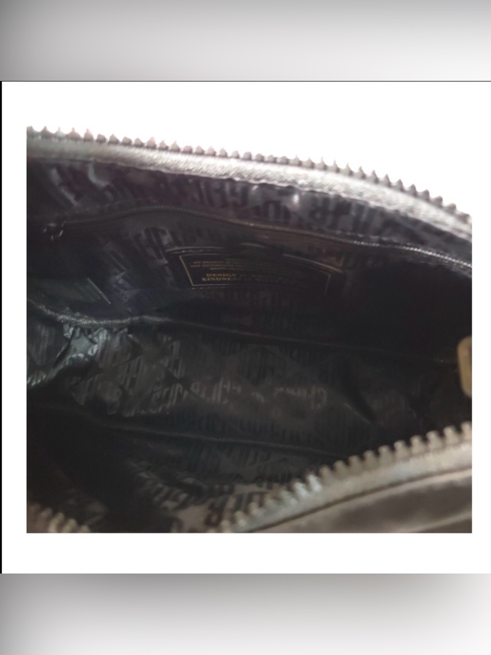 Kurt Geiger Black Quilted Shoulder Bag Medium Zip Top NWT - Picture 4 of 5